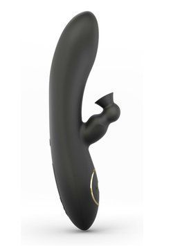 Вакуумний вібратор-кролик Dorcel DIVINE RABBIT з вібрацією, 10 режимів вібрації: 3 режими вакууму &mdash; Вібратори-кролики, фото | купити онлайн у Ass In Bath