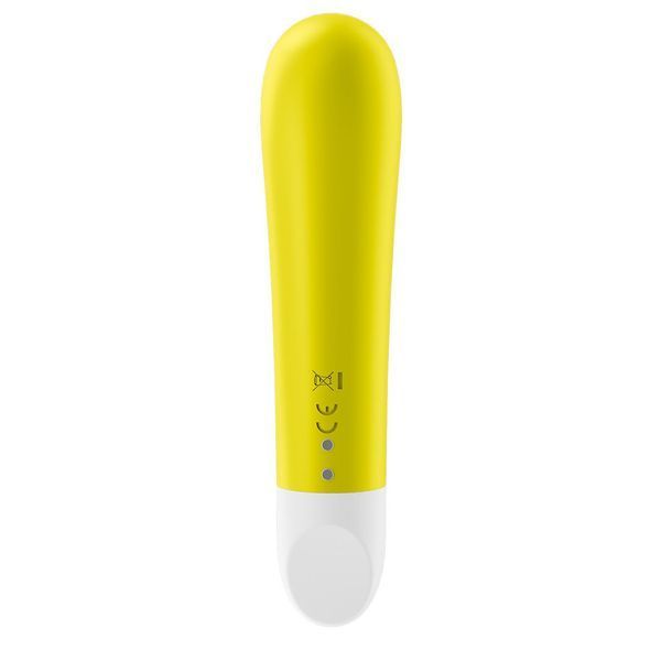 Віброкуля перезаряджаєма Satisfyer Ultra Power Bullet 1 Yellow &mdash; міні-вібратор, фото | купити онлайн у Ass In Bath