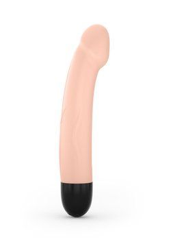 Вібратор Dorcel Real Vibration M Flesh 2.0, діаметр 3,7см, перезаряджається, для точки G &mdash; класичний вібратор, фото | купити онлайн у Ass In Bath