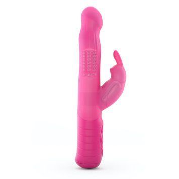 Вібратор-кролик Dorcel Baby Rabbit Magenta 2.0 з перлинним масажем і головкою, що обертається &mdash; Вібратори-кролики, фото | купити онлайн у Ass In Bath