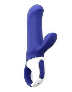 Потужний вібратор-кролик Satisfyer Vibes Magic Bunny, два мотори, литий силікон, 12 режимів роботи &mdash; Вібратори-кролики, фото | купити онлайн у Ass In Bath