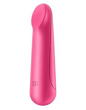Віброкуля перезаряджаєма Satisfyer Ultra Power Bullet 3 Red &mdash; міні-вібратор, фото | купити онлайн у Ass In Bath