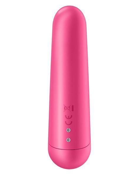 Віброкуля перезаряджаєма Satisfyer Ultra Power Bullet 3 Red &mdash; міні-вібратор, фото | купити онлайн у Ass In Bath