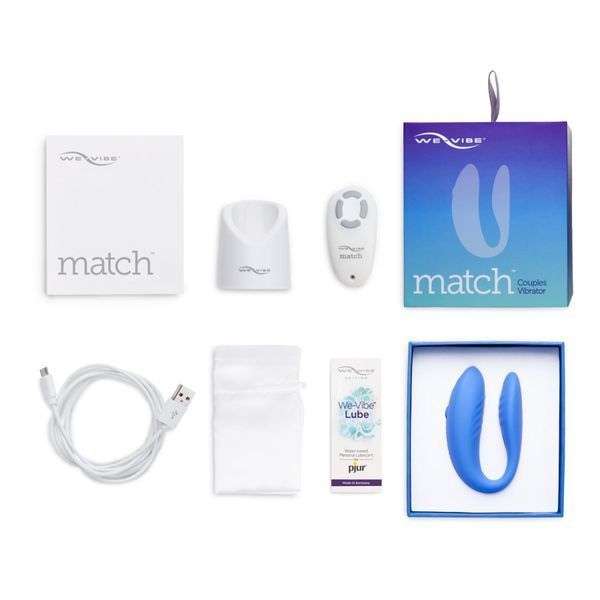 Вібратор для пар We-Vibe Match з пультом ДК &mdash; вібратор для пар, фото | купити онлайн у Ass In Bath