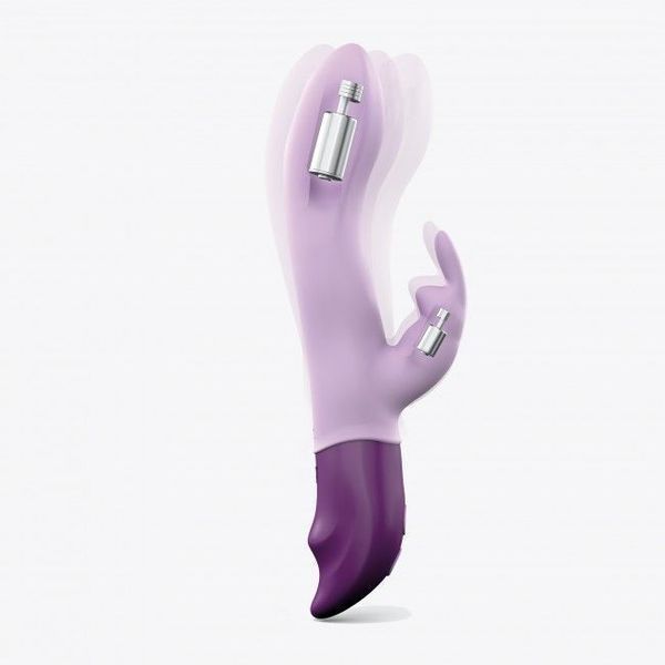 Вібратор-кролик Love To Love Hello Rabbit Violet з гнучким стовбуром і стимуляцією точки G, 2 мотори &mdash; Вібратори-кролики, фото | купити онлайн у Ass In Bath