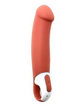 Потужний вібратор Satisfyer Vibes Master, гнучкий літій силікон, 12 режимів роботи, діаметр 46 мм &mdash; класичний вібратор, фото | купити онлайн у Ass In Bath