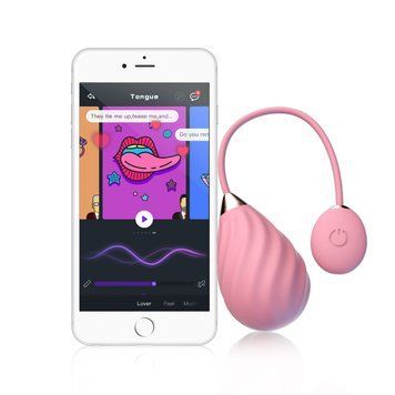 Смарт-віброяйце Magic Motion Sundae Pink &mdash; смарт секс-іграшка з керуванням зі смартфону | фото з сайту Ass In Bath