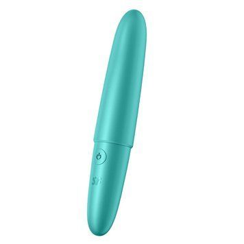 Мінівібратор Satisfyer Ultra Power Bullet 6 Turquoise &mdash; міні-вібратор, фото | купити онлайн у Ass In Bath
