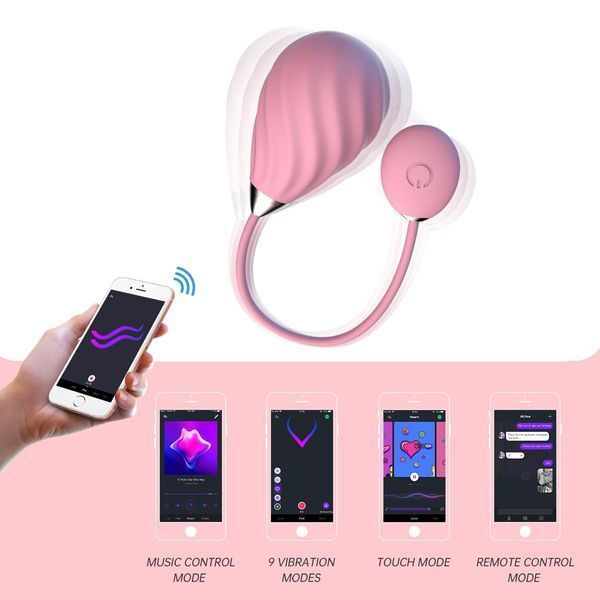 Смарт-віброяйце Magic Motion Sundae Pink &mdash; смарт секс-іграшка з керуванням зі смартфону | фото з сайту Ass In Bath