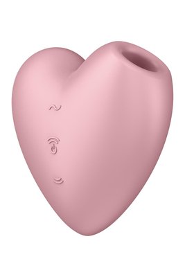Вакуумний стимулятор-серце з вібрацією Satisfyer Cutie Heart