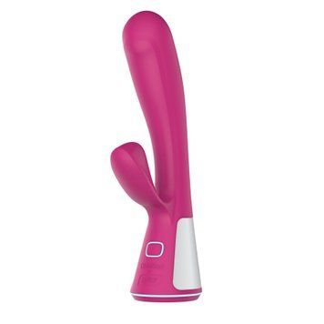 Інтерактивний вібратор-кролик Ohmibod Fuse for Kiiroo Pink &mdash; смарт секс-іграшка з керуванням зі смартфону | фото з сайту Ass In Bath