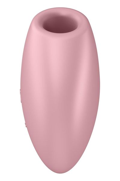 Вакуумний стимулятор-серце з вібрацією Satisfyer Cutie Heart Light Red