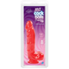 Фаллоимитатор Doc Johnson Jelly Jewels Cock & Balls Red, диаметр 3,6см, антибактериальный ПВХ 2