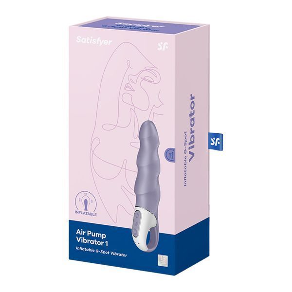 Вібратор надувний Satisfyer Air Pump Vibrator 1 &mdash; Вібратори-кролики, фото | купити онлайн у Ass In Bath