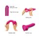 Реалістичний фалоімітатор Strap-On-Me Sliding Skin Realistic Dildo Fuchsia S, ефект рухливої шкіри 3