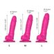 Реалістичний фалоімітатор Strap-On-Me Sliding Skin Realistic Dildo Fuchsia S, ефект рухливої шкіри 4