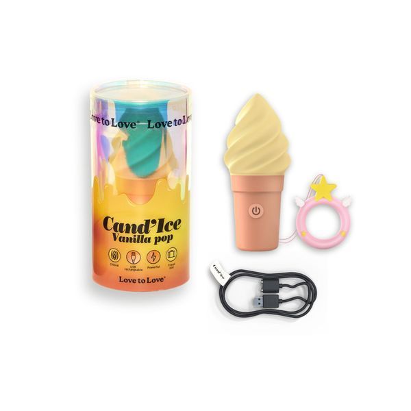 Вібратор-морозиво Love To Love CAND'ICE &mdash; VANILLA POP &mdash; міні-вібратор, фото | купити онлайн у Ass In Bath