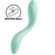 Вібратор із перлинною стимуляцією точки G Satisfyer Rrrolling Pleasure Mint