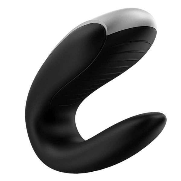 Смартвібратор для пар Satisfyer Double Fun (Black) з пультом ДК