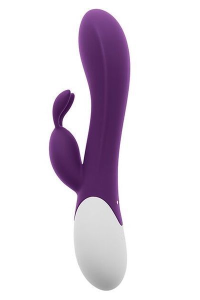 Вібратор-кролик S Pleasures Premium Corabi Rabbit, фіолетовий, вушка для клітора, 16 режимів, нагрів &mdash; Вібратори-кролики, фото | купити онлайн у Ass In Bath