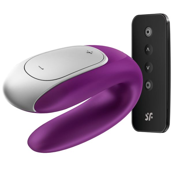 Смарт-вібратор для пар Satisfyer Double Fun (Violet) з пультом ДК