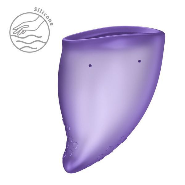 Менструальна чаша Fun Factory FUN CUP SIZE B Black Currant, багаторазова, діаметр 4,3 см, об&rsquo;єм 30 мл &mdash; менструальні чаши, фото | купити онлайн у Ass In Bath