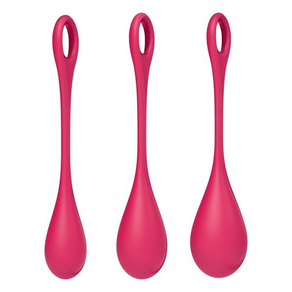 Набір йоні намистин Satisfyer Yoni Power 1, діаметр 2-2,5-3см, вага 22-46-74гр