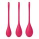 Набор йони бусин Satisfyer Yoni Power 1 Red, диаметр 2-2,5-3см, вес 22-46-74гр 2