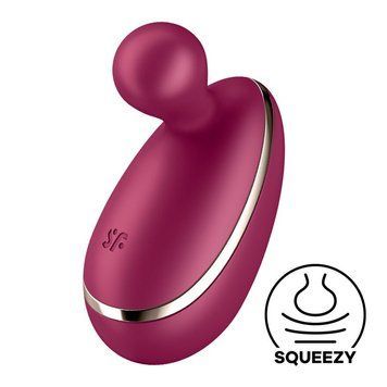 Вібратор для зовнішньої стимуляції Satisfyer Spot On 1 Berry, гнучкий відросток &mdash; міні-вібратор, фото | купити онлайн у Ass In Bath