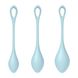 Набор йони бусин Satisfyer Yoni Power 2 Light Blue, диаметр 2-2,5-3см, вес 22-44-73гр 3