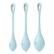 Набор йони бусин Satisfyer Yoni Power 2 Light Blue, диаметр 2-2,5-3см, вес 22-44-73гр 1