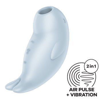 Вакуумний кліторальний стимулятор з вібрацією Satisfyer Seal You Soon, 2 незалежні мотори &mdash; вакуумний вібратор, фото товару | купити в магазині Ass In Bath