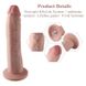 Фаллоимитатор 10.2″ с вибрацией для секс-машин Hismith Silicone Dildo with Vibe, KlicLok, пульт ДУ 3