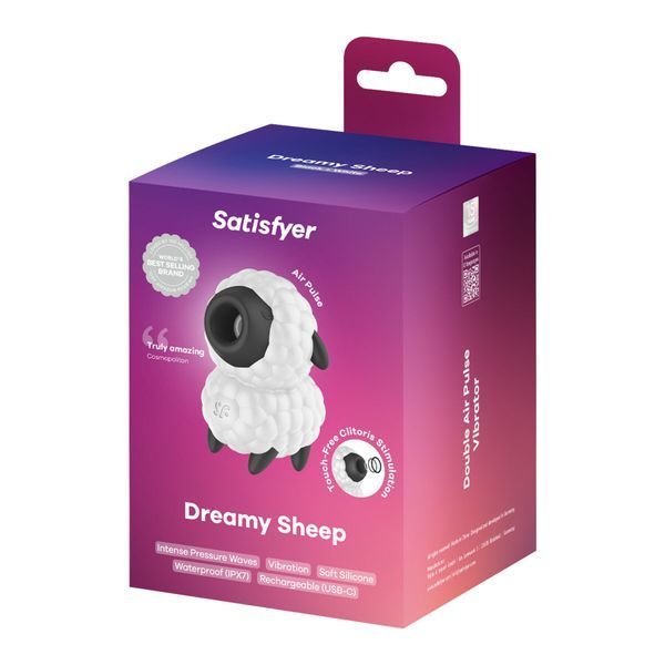Вакуумний кліторальний стимулятор Satisfyer Dreamy Sheep &mdash; вакуумний вібратор, фото товару | купити в магазині Ass In Bath