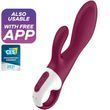 Смарт вібратор-кролик із підігрівом Satisfyer Heated Affair &mdash; Вібратори-кролики, фото | купити онлайн у Ass In Bath