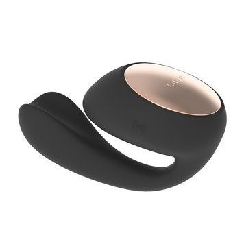 Смарт-вібратор LELO Ida Wave Black, вагінально-кліторальний, технологія WaveMotion, 2 мотори &mdash; вібратор для пар, фото | купити онлайн у Ass In Bath