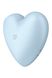 Вакуумний стимулятор-серце з вібрацією Satisfyer Cutie Heart Blue 5