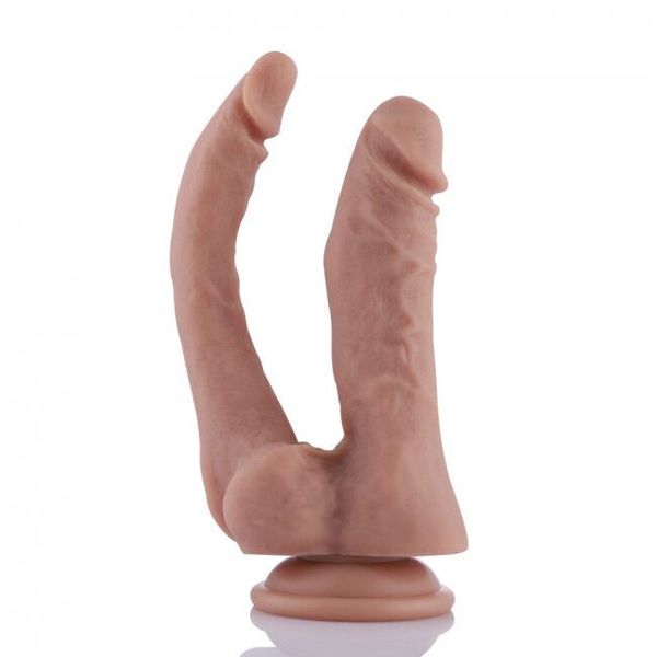 Подвійний фалоімітатор Hismith 9.8" Double Penetrator Silicone Dildo