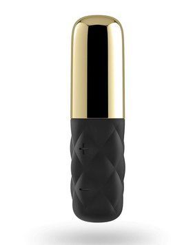 Потужний мінівібратор Satisfyer Sparkling Darling Gold зі знімним ковпачком, 16 режимів роботи &mdash; міні-вібратор, фото | купити онлайн у Ass In Bath