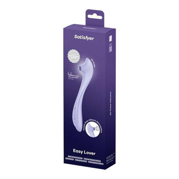 Вакуумний кліторальний стимулятор Satisfyer Easy Lover &mdash; вакуумний вібратор, фото товару | купити в магазині Ass In Bath