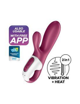 Смарт вібратор-кролик із підігрівом Satisfyer Hot Bunny &mdash; Вібратори-кролики, фото | купити онлайн у Ass In Bath