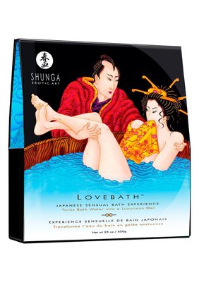 Гель для ванны Shunga LOVEBATH – Ocean temptations 650 г, делает воду ароматным желе со SPA-эффектом
