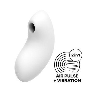 Вакуумний вібратор Satisfyer Vulva Lover 2 White &mdash; вакуумний вібратор, фото товару | купити в магазині Ass In Bath