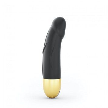 Вібратор Dorcel Real Vibration S Gold 2.0, діаметр 3,7см, перезаряджуваний, для точки G &mdash; класичний вібратор, фото | купити онлайн у Ass In Bath