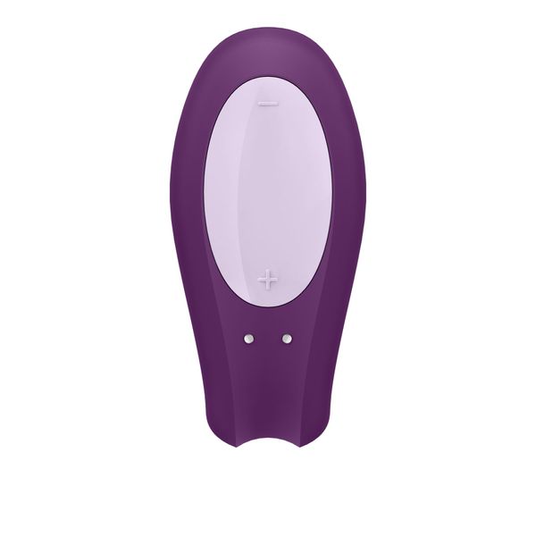 Смарт-вібратор для пар Satisfyer Double Joy Violet із широким кліторальним стимулятором