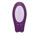 Смарт-вібратор для пар Satisfyer Double Joy Violet із широким кліторальним стимулятором 3