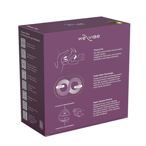 Смарт-вібратор для пар We-Vibe Chorus Pro Satin Black &mdash; вібратор для пар, фото | купити онлайн у Ass In Bath