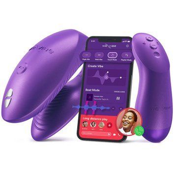 Смарт-вібратор для пар We-Vibe Chorus Pro Cosmic Purple &mdash; вібратор для пар, фото | купити онлайн у Ass In Bath