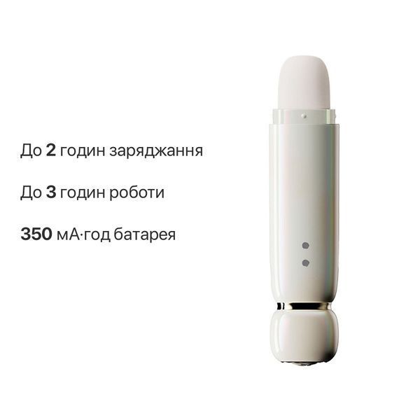 Вакуумний кліторальний стимулятор Zalo Lia Floral White, 3 насадки, 3 режими, різна інтенсивність &mdash; вакуумний вібратор, фото товару | купити в магазині Ass In Bath