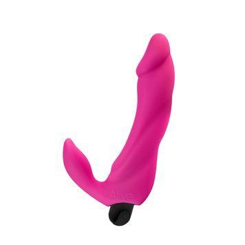 Вібратор вагінально-кліторальний Alive Bifun Pro, Pink, перезаряджуваний &mdash; Вібратори-кролики, фото | купити онлайн у Ass In Bath